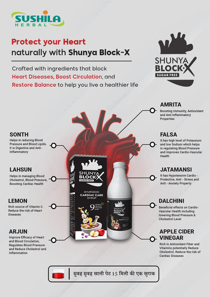 Shunya Block X Syrup (Sugar Free)