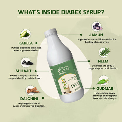 Shunya Diabex Syrup (Sugar Free)